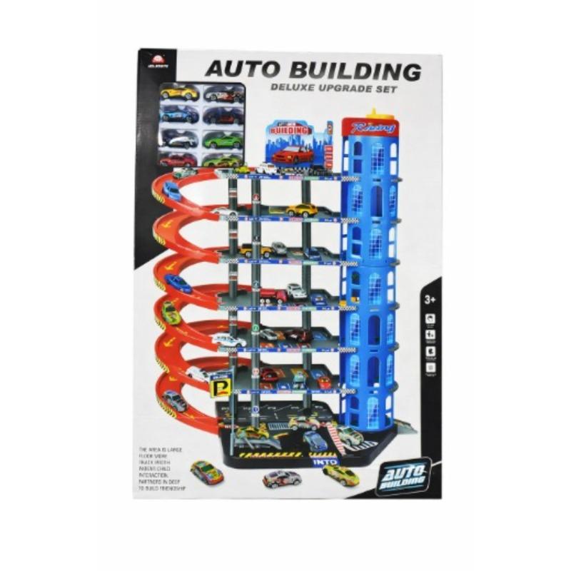 Multi-Storey Car Park 8pcs Cars