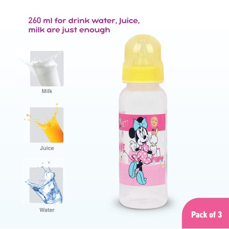 Disney Baby Minnie Mouse Feeding Bottle 3 Pieces - 260 ML