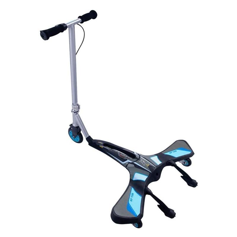 JD Bug Cool Carver Scooter - Blue And Grey