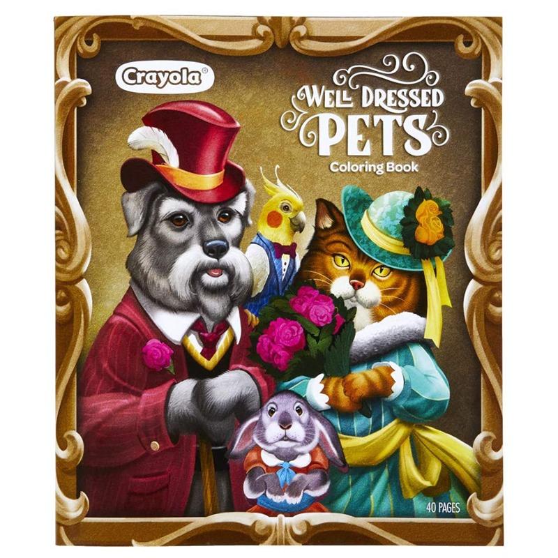 Crayola Well Dressed Pets Coloring Book