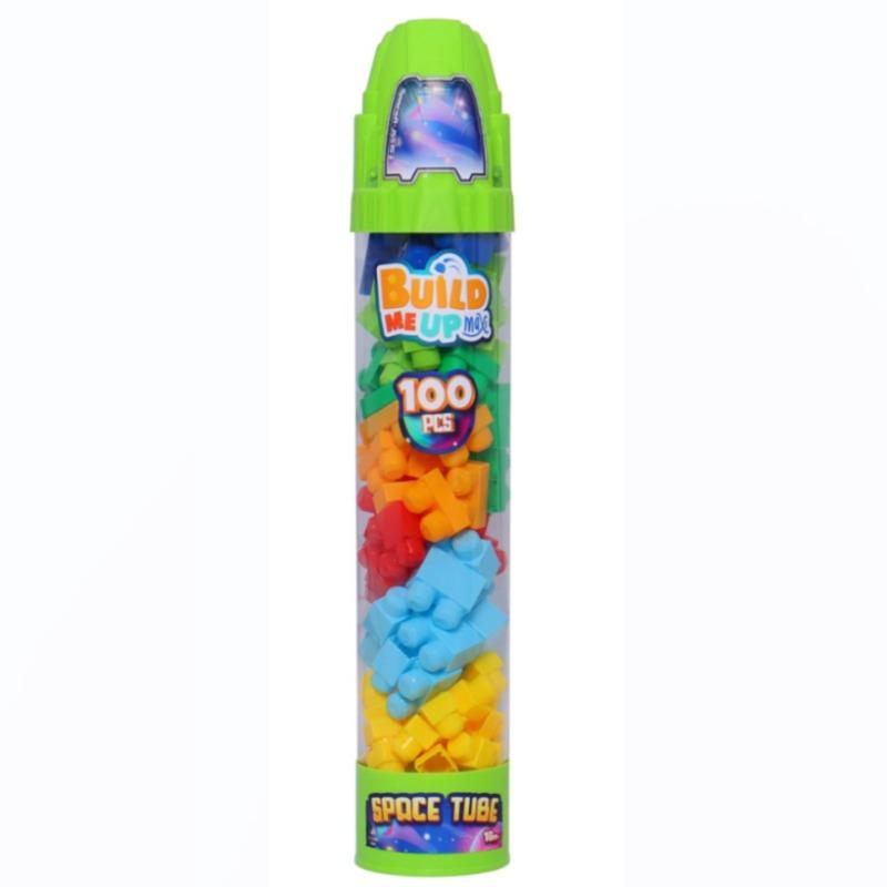 بيلد مي أب - مجموعة كتل بناء السفينة الفضائية 100 قطعة ألوان متعددة