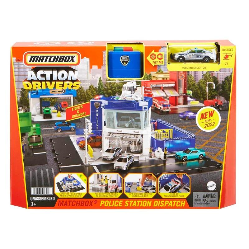 Matchbox Action Drivers Fire Station Rescue Playset