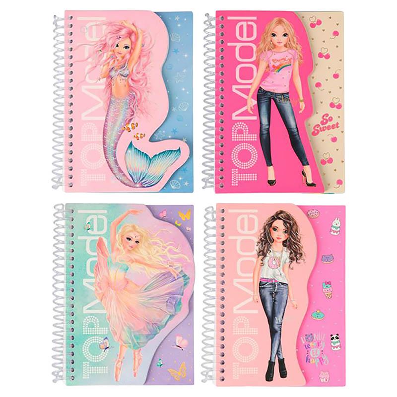 توب موديل - دفتر بسلك لولبي متنوع الأشكال