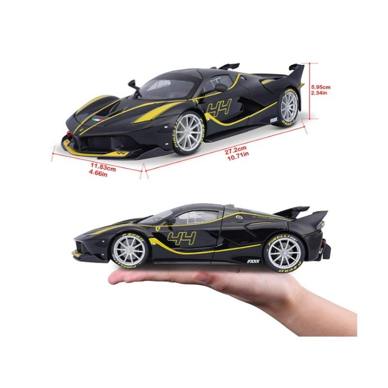 بوراجو - سيارة فيراري إف إكس إكس-كي 1/18 داي-كاست - أسود