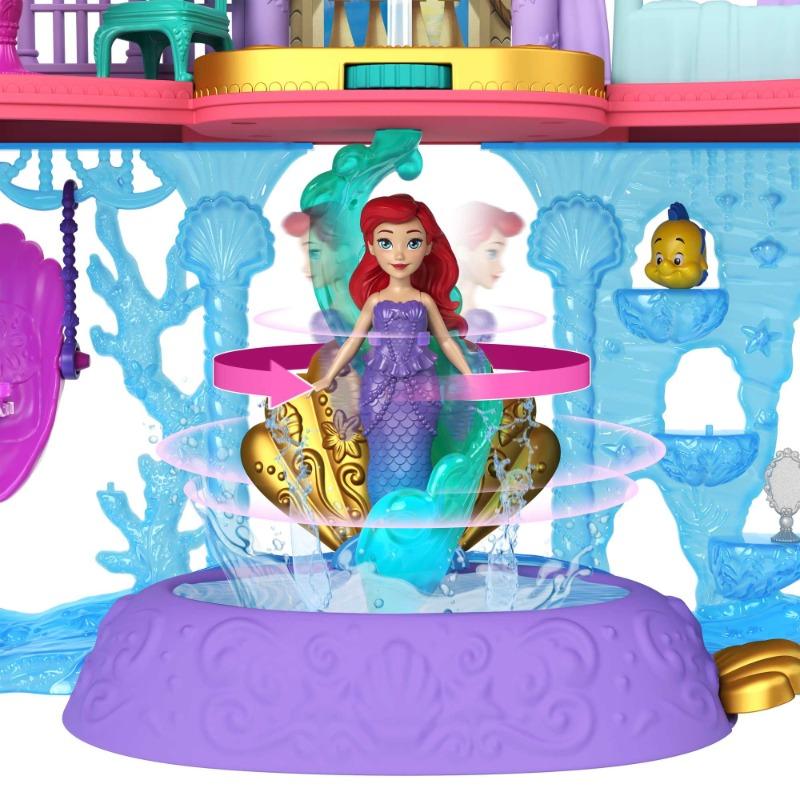 Disney Princess Ariel’s Stacking Castle Doll House with Small Doll