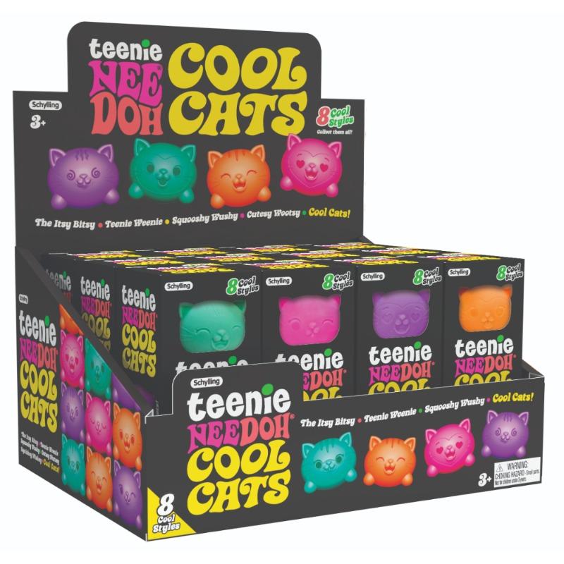 Teenie NeeDoh Cool Cats 3-Pack