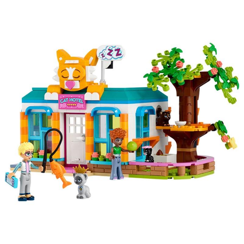 LEGO Friends Cat Hotel Building Toy Set - 445 Pcs