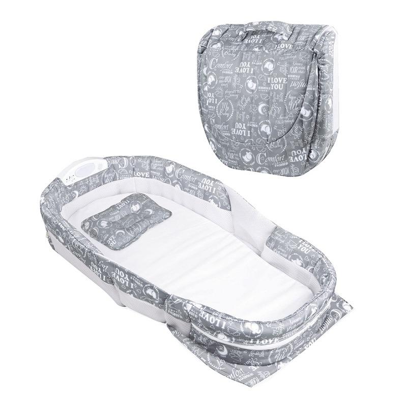 Ibaby Multifunctional Baby Bed 2 in 1 - Grey