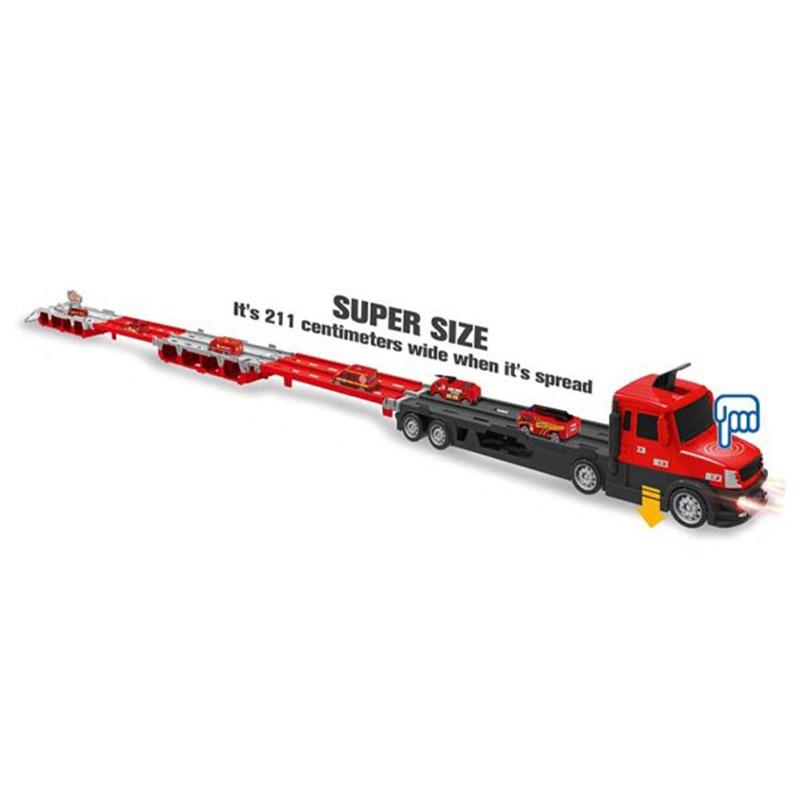 Firefighter Container Truck Set - Red