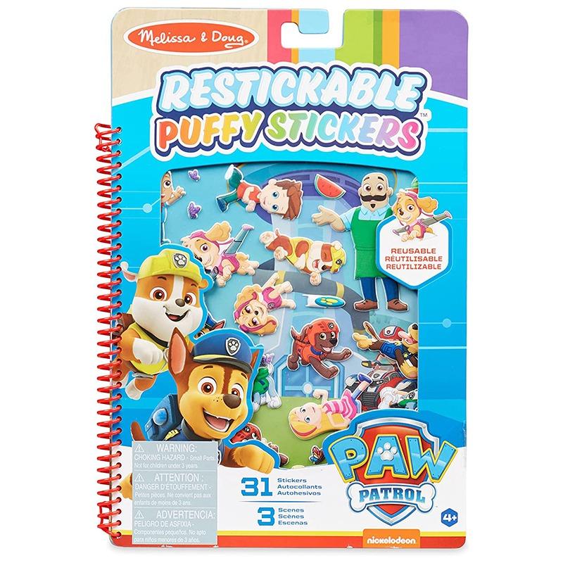 Melissa And Doug Paw Patro Restickable Puffy Stickers