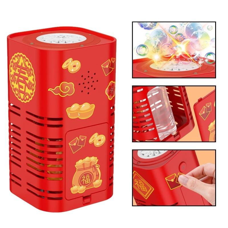 Bubble Machine Atmosphere With Light And Music