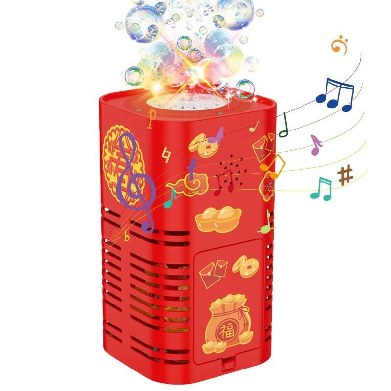 Bubble Machine Atmosphere With Light And Music