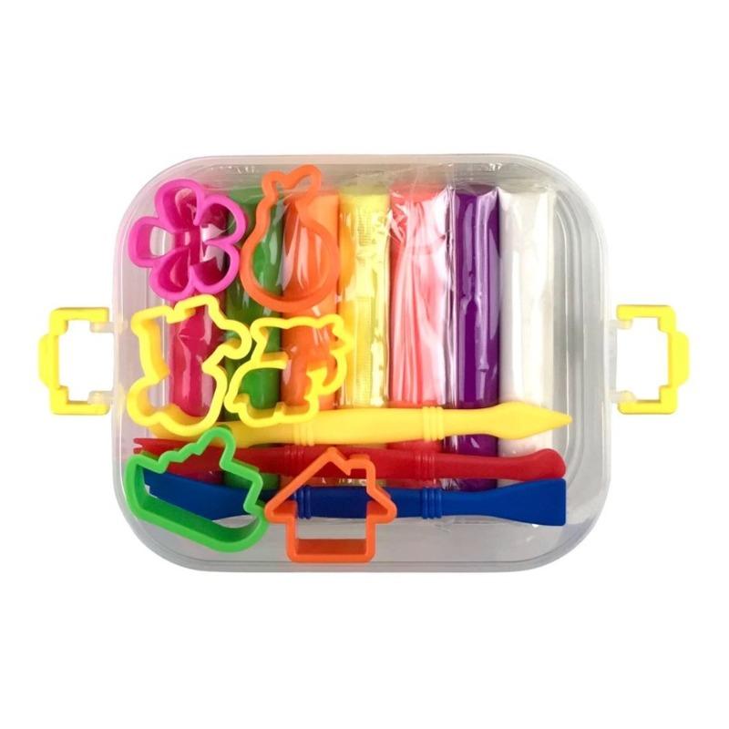 نارا - مجموعة صلصال التشكيل الملون نون درايينج 7 ألوان