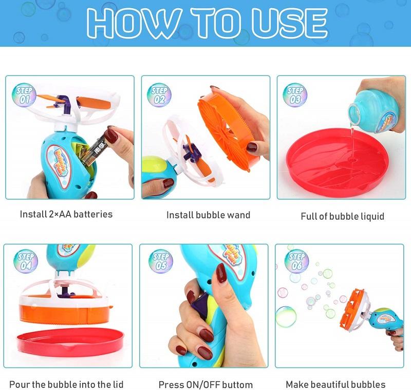 Bubble Fun 2 In 1 Bubble Fan Blaster
