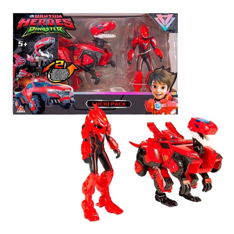 Dino Transformer + Action Figure Bundle