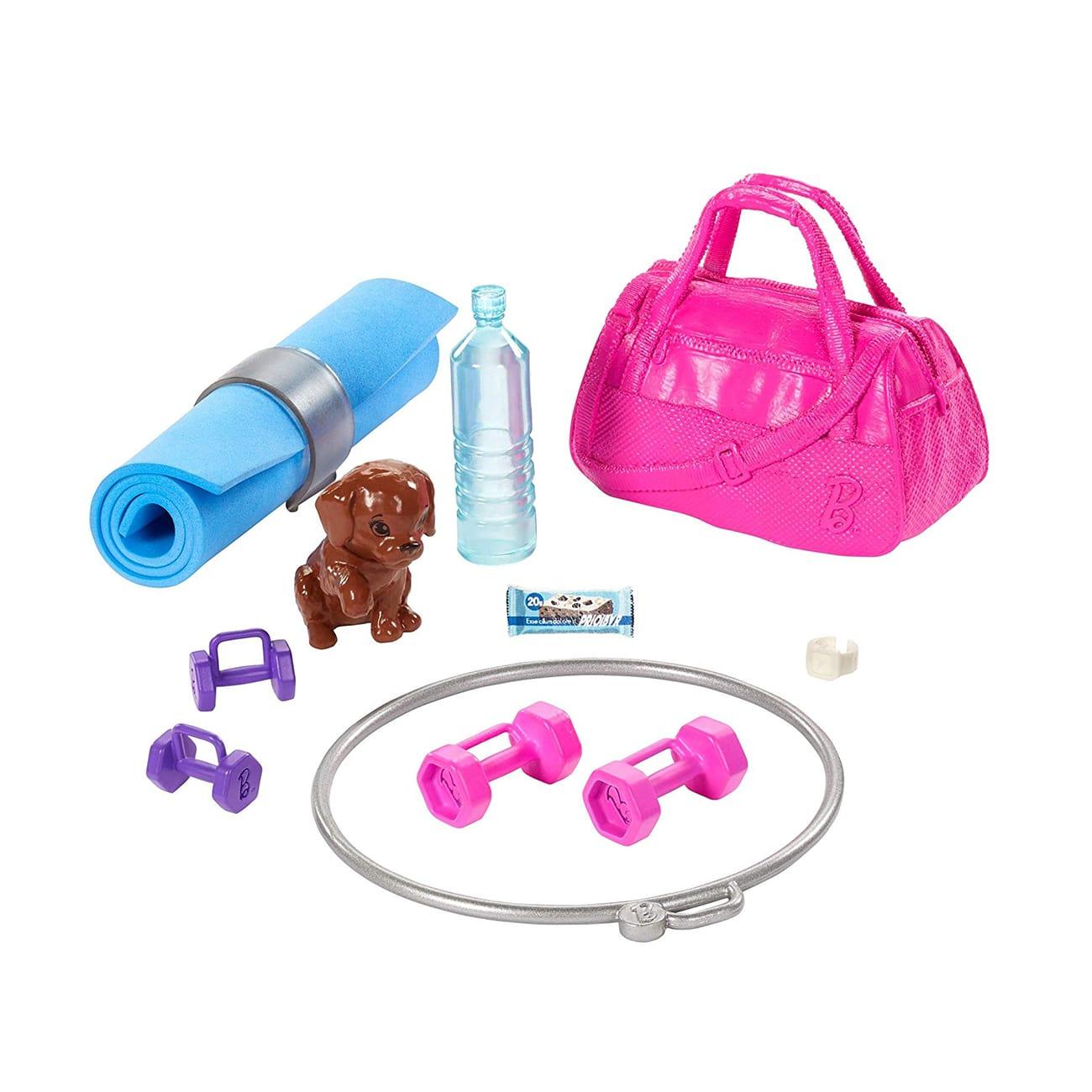 باربي- مجموعة لعب دمية مع ملحقات