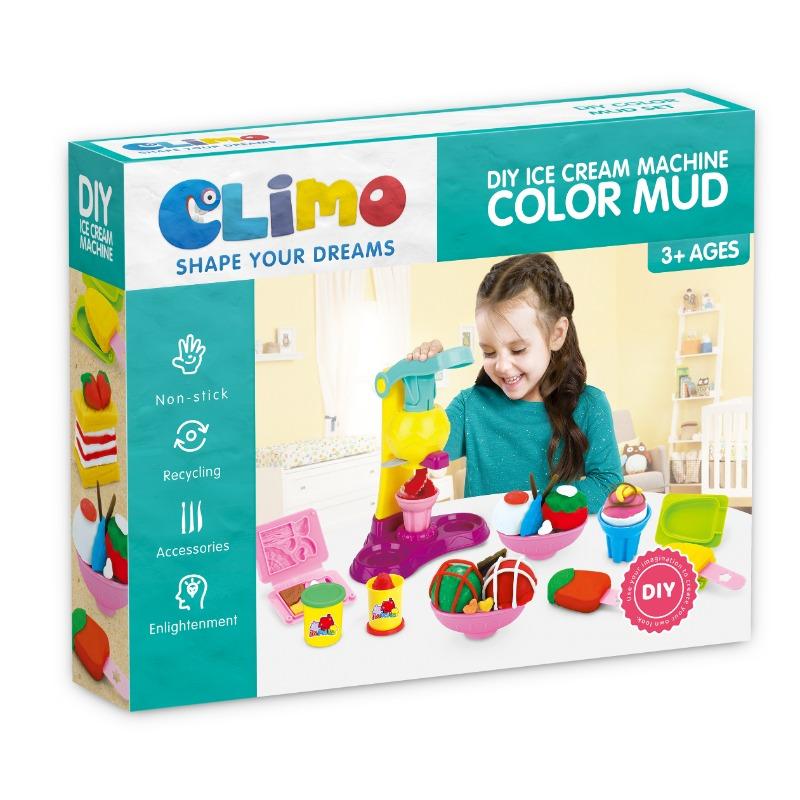 كليمو - مجموعة لعب الصلصال الملونة لآلة صنع الآيس كريم
