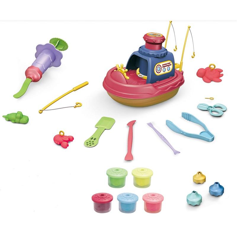 مجموعة صلصال قارب البلاستيسين