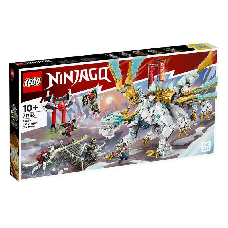 LEGO NINJAGO Zanes Ice Dragon Creature Building Toy Set - 973 Pcs 71786