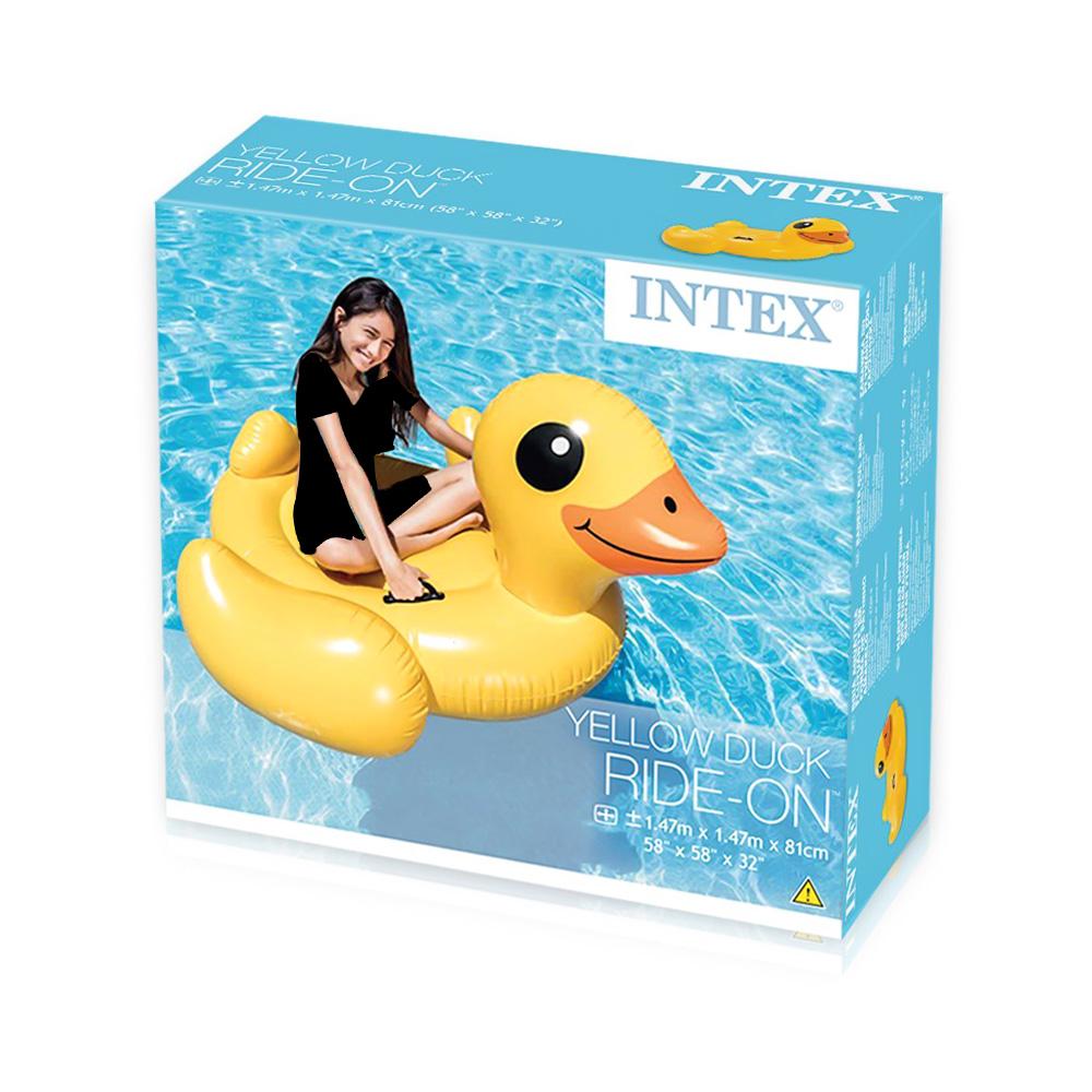 Intex - Yellow Duck Ride-On