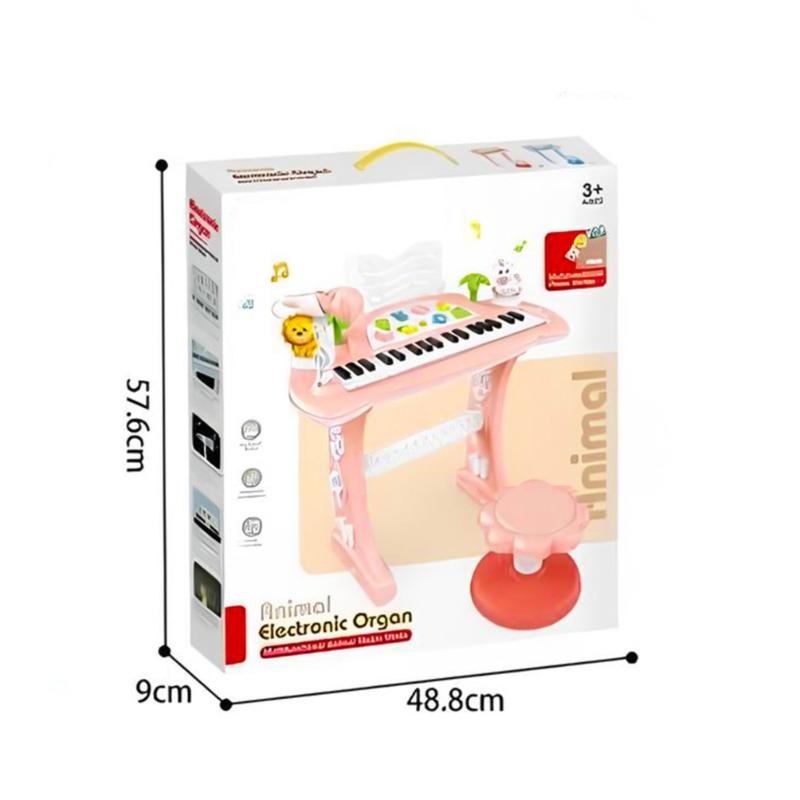 البيانو الموسيقي الكهربائي مع مقعد