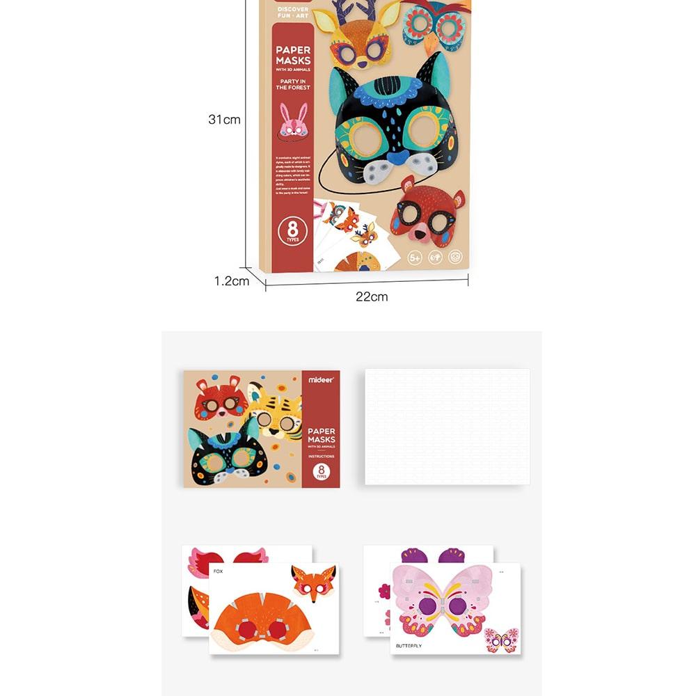 Mideer creative 3D paper Mask