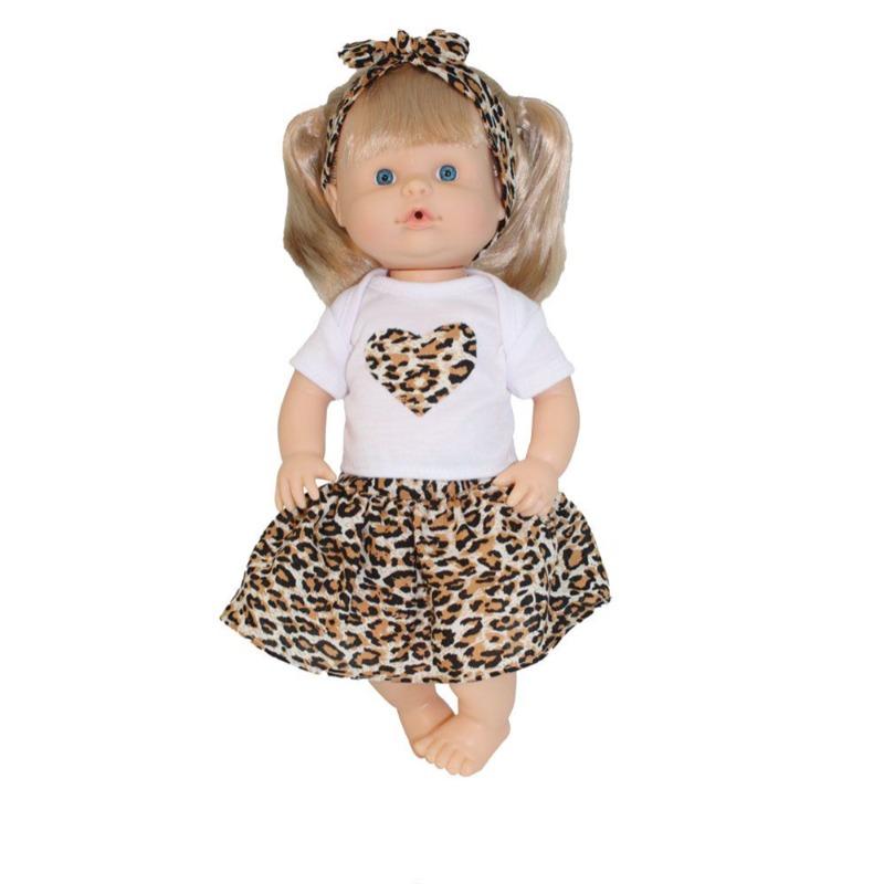 Bambolina Baby Nena Fashion Doll With 3 Extra Dress - 36cm.