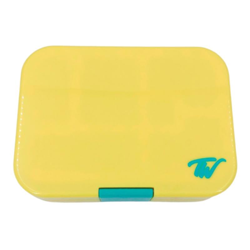 تايني وييل بينتو بوكس - صندوق غداء 6 أقسام - أصفر