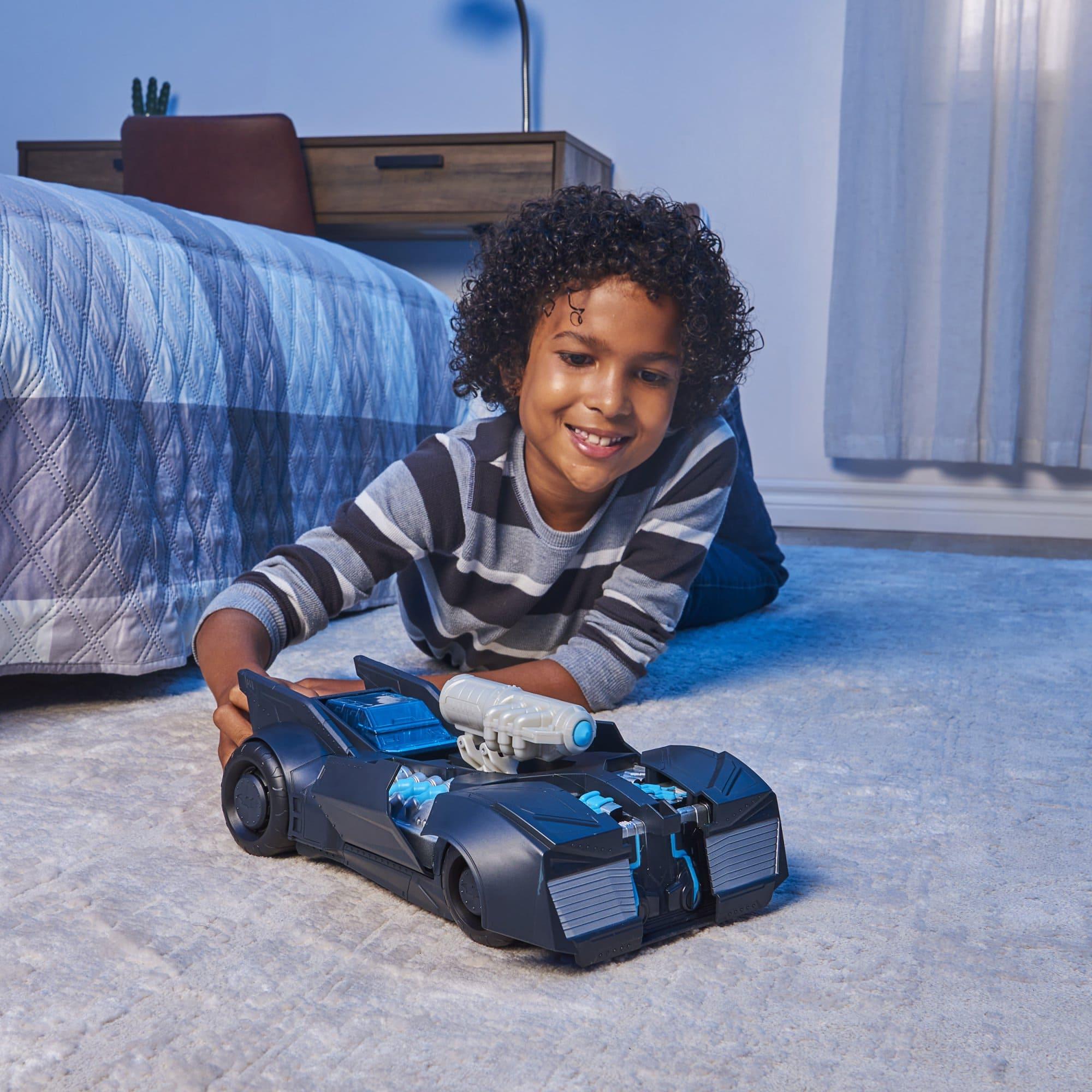 DC Batman Tech Defender Batmobile Car With Blaster Launcher