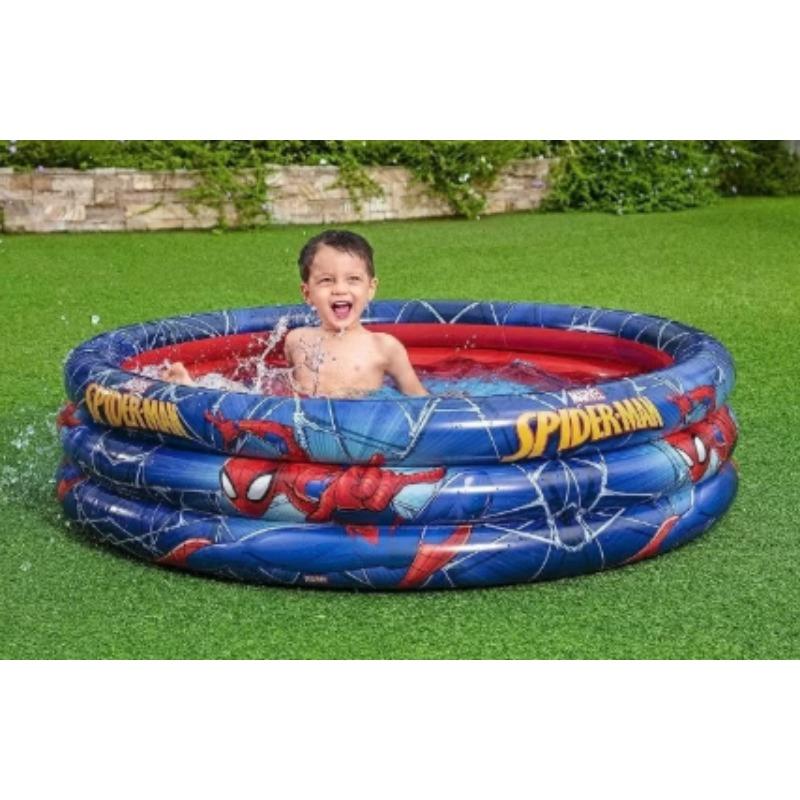 Bestway Spider-Man 3-Ring Kids Pool -112cm Inflatable Fun Pool