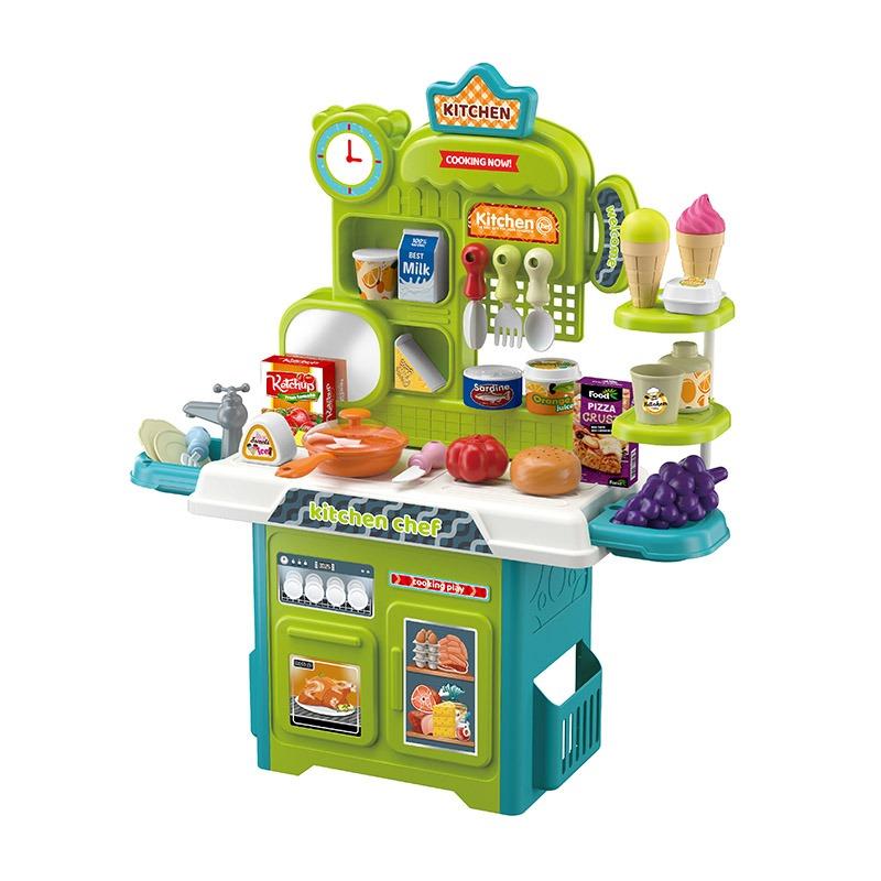 مجموعة طاولة المطبخ مع الضوء والصوت