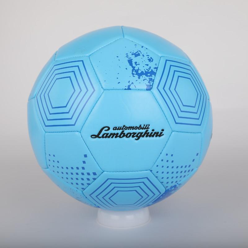 Lamborghini Machine Sewing Pvc Soccer Ball Size 5 - Blue