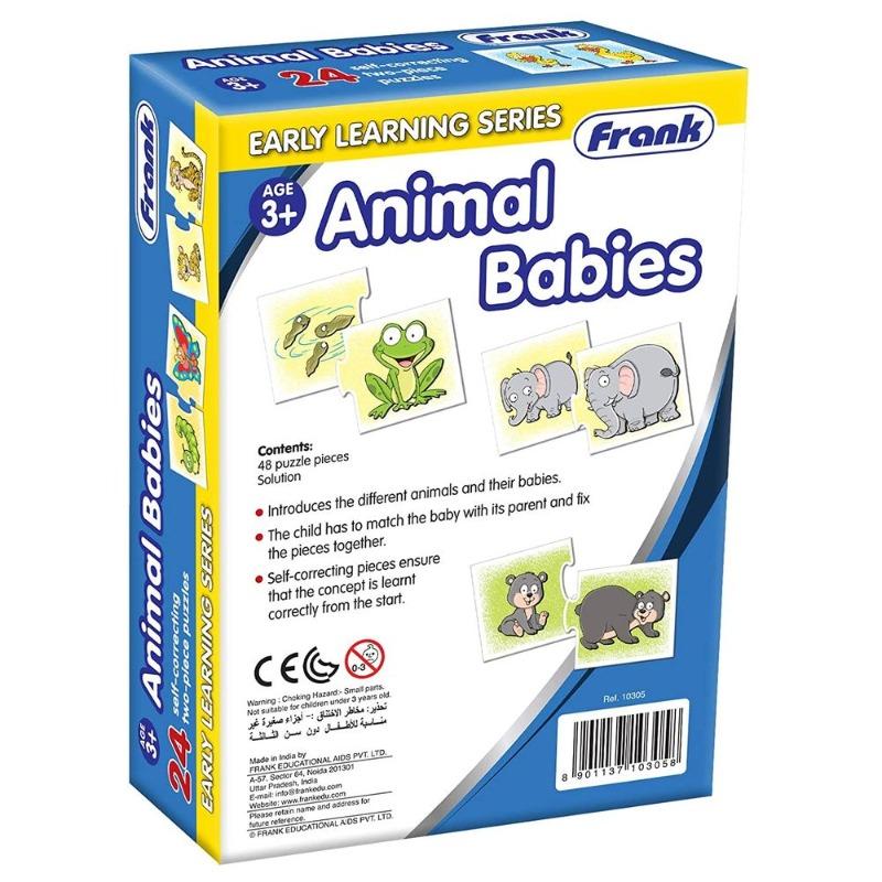 Frank Animal Babies Puzzle - 48 Pcs