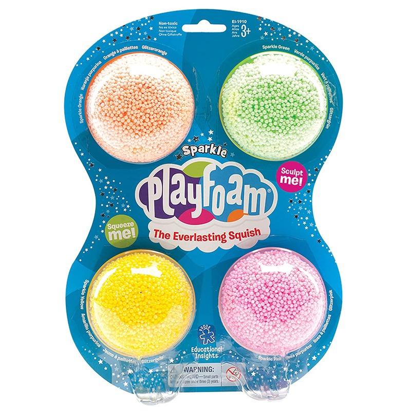 Playfoam Colored Squishies Sparkle - 4 Pack