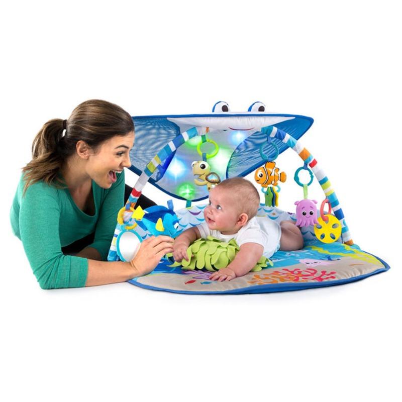Bright Starts Mr. Ray Light-Up Activity Gym For Baby - Finding Nemo