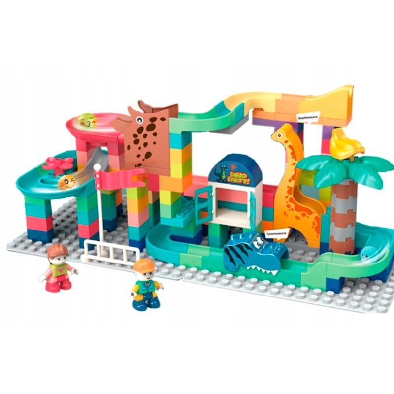 Ibi-Irn Cube Track Dinosaur Park Building -147 Piece