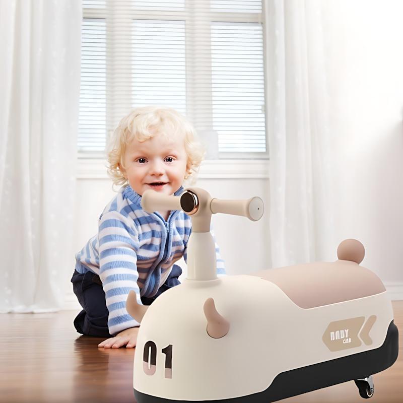 إتش إل بي بي - عربة تويست بينات لون بني