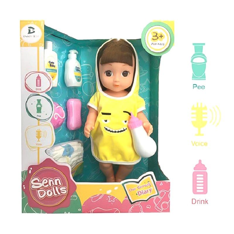 Sennin Toys Yellow Doll Care Set
