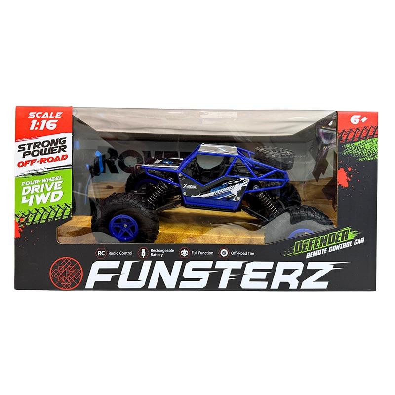 فنسيرز - سيارة أوف رود بجهاز تحكم عن بعد لون أزرق