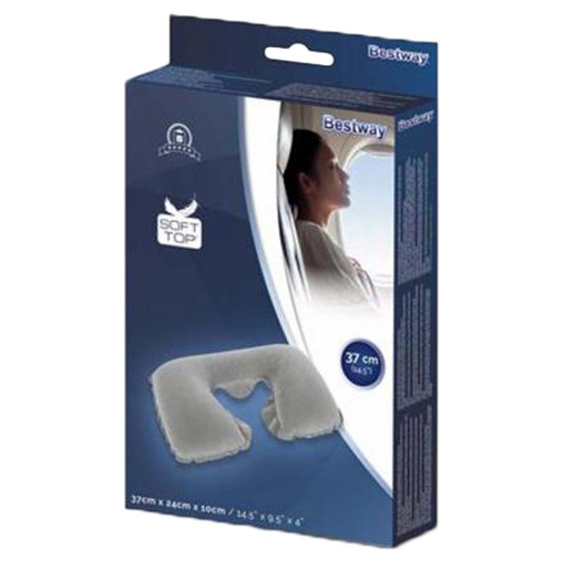 بست واي - مسند رقبة هوائي - لون رصاصي