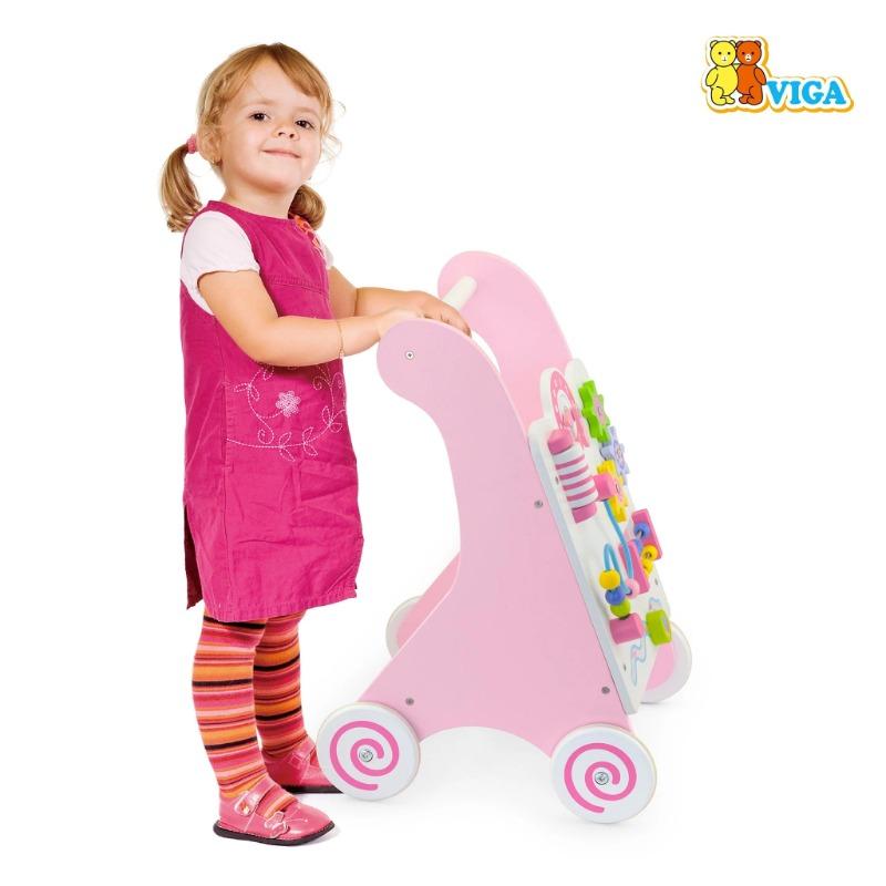 VIGA Activity Baby Walker - Pink