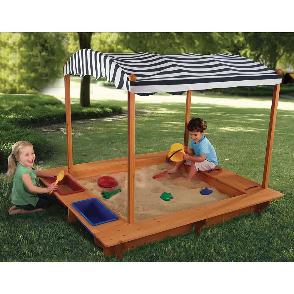 KidKraft Outdoor Sandbox With Canopy
