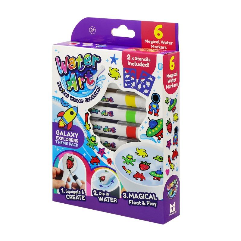 Watercolor Art Markers and Spatula 6pcs - Assorted
