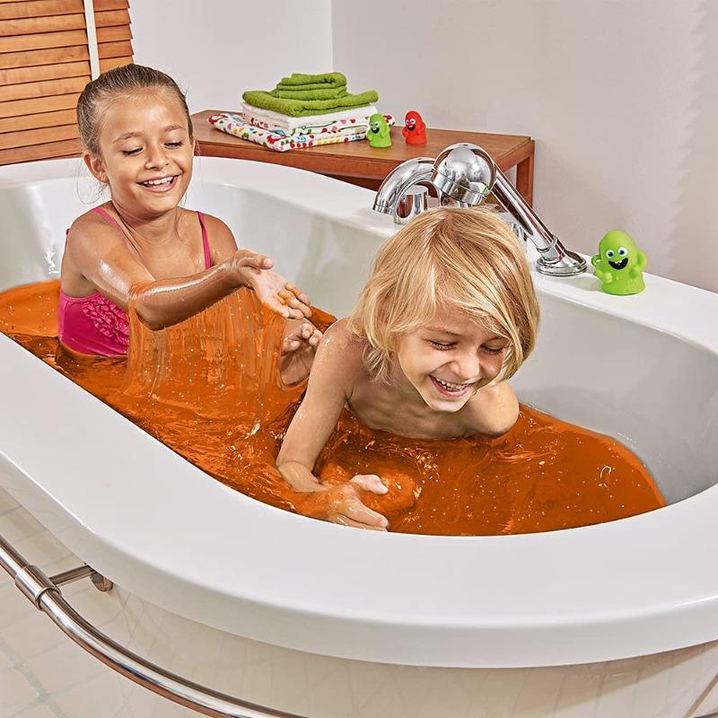 Ryans World Glitter Slime Baff - Orange