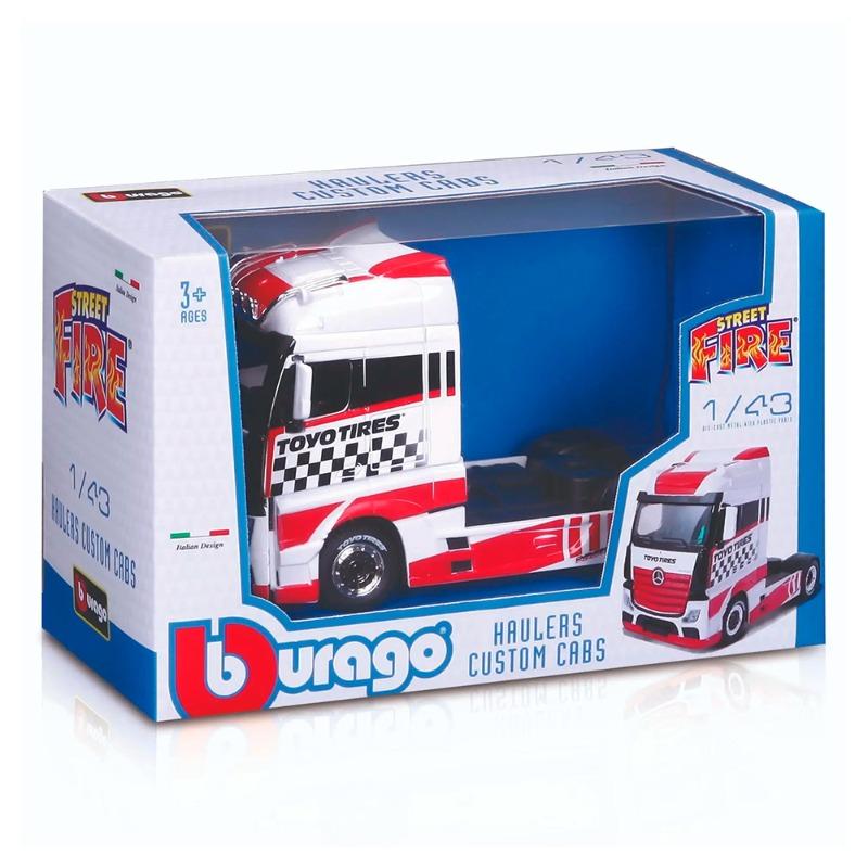 Bburago Street Fire Haulers Custom Cabs