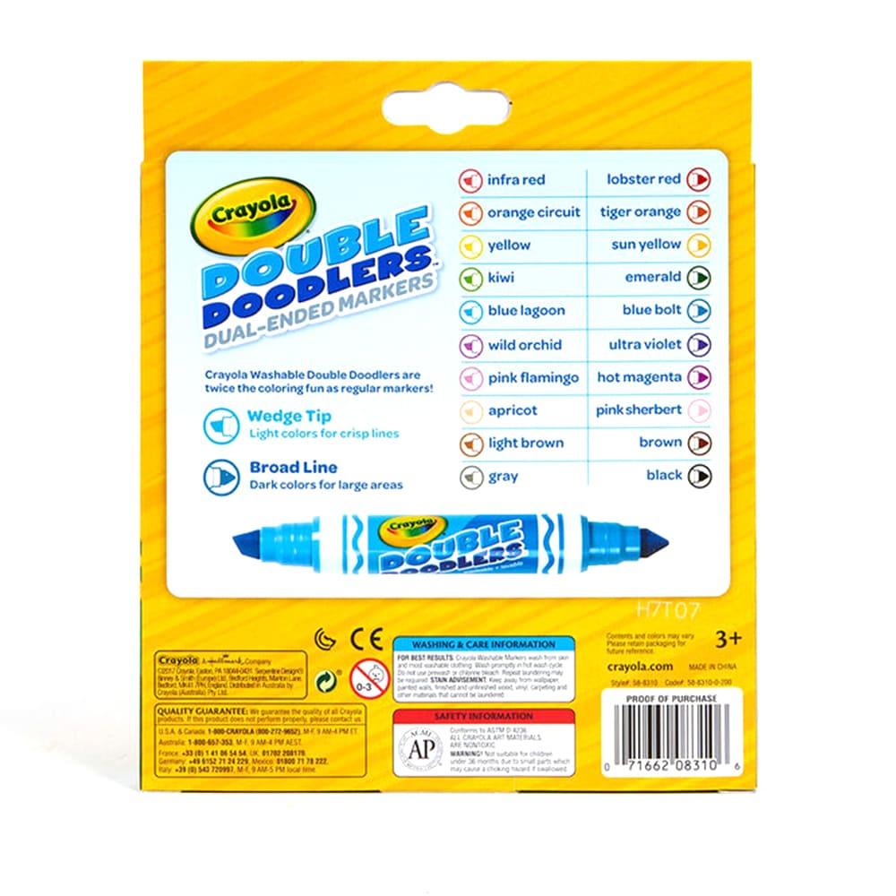 Crayola Double Doodlers Dual-Ended Markers (Set of 10)