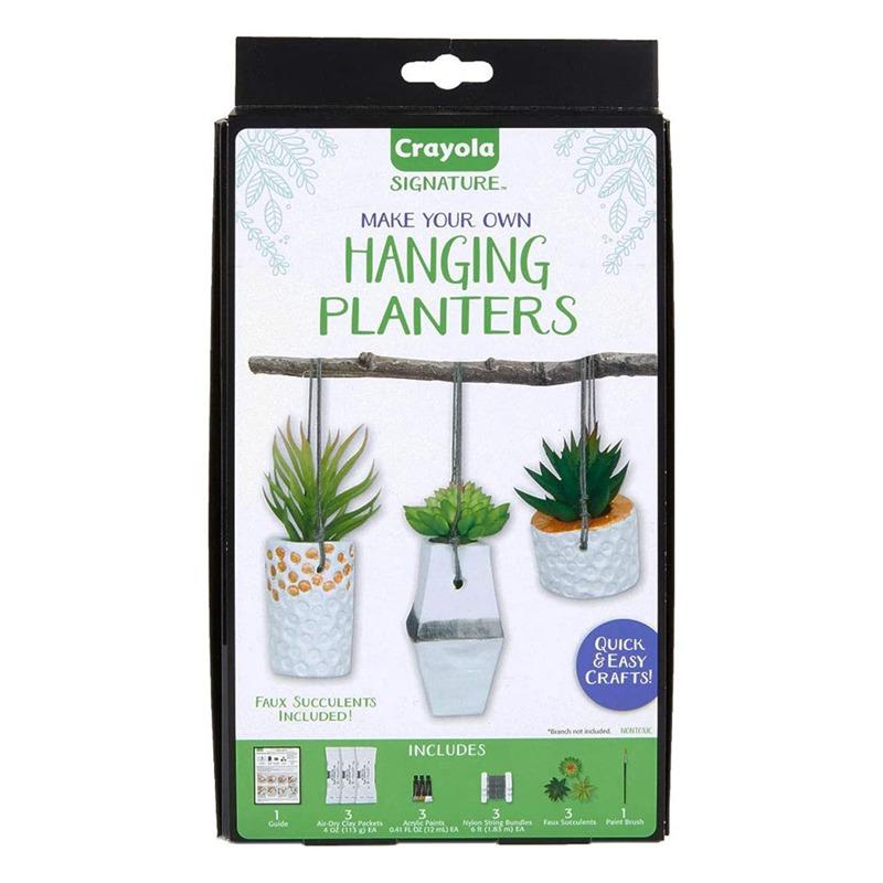 Crayola Signature Make Your Own Hanging Planters