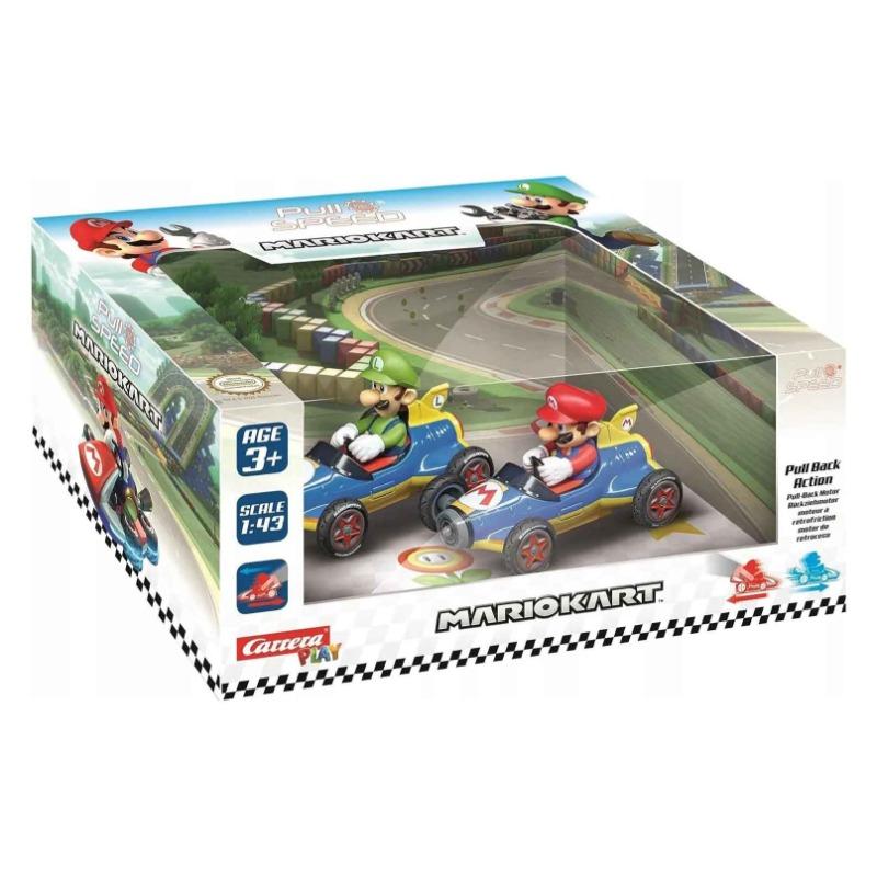 Carrera Pull N Speed Mario Kart Mach8 Twinpack