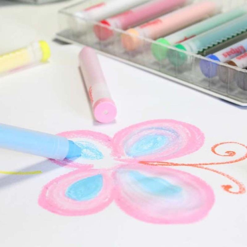 كيتباس - أقلام تلوين قابلة للذوبان في الماء 12 لون