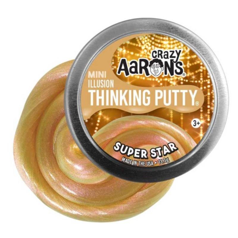 Crazy Aarons Mini Glow Thinking Putty - Super Star